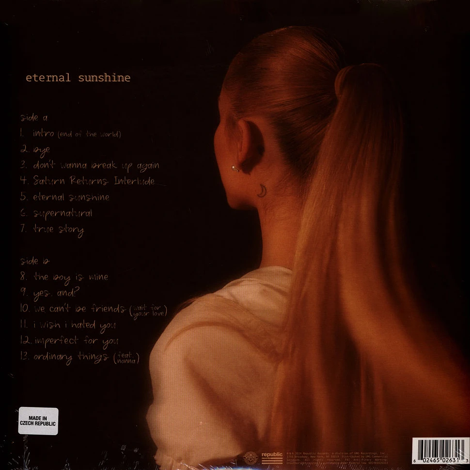 Ariana Grande - Eternal Sunshine Exclusive Cover No. 2 Translucent Ruby Red Vinyl Edition