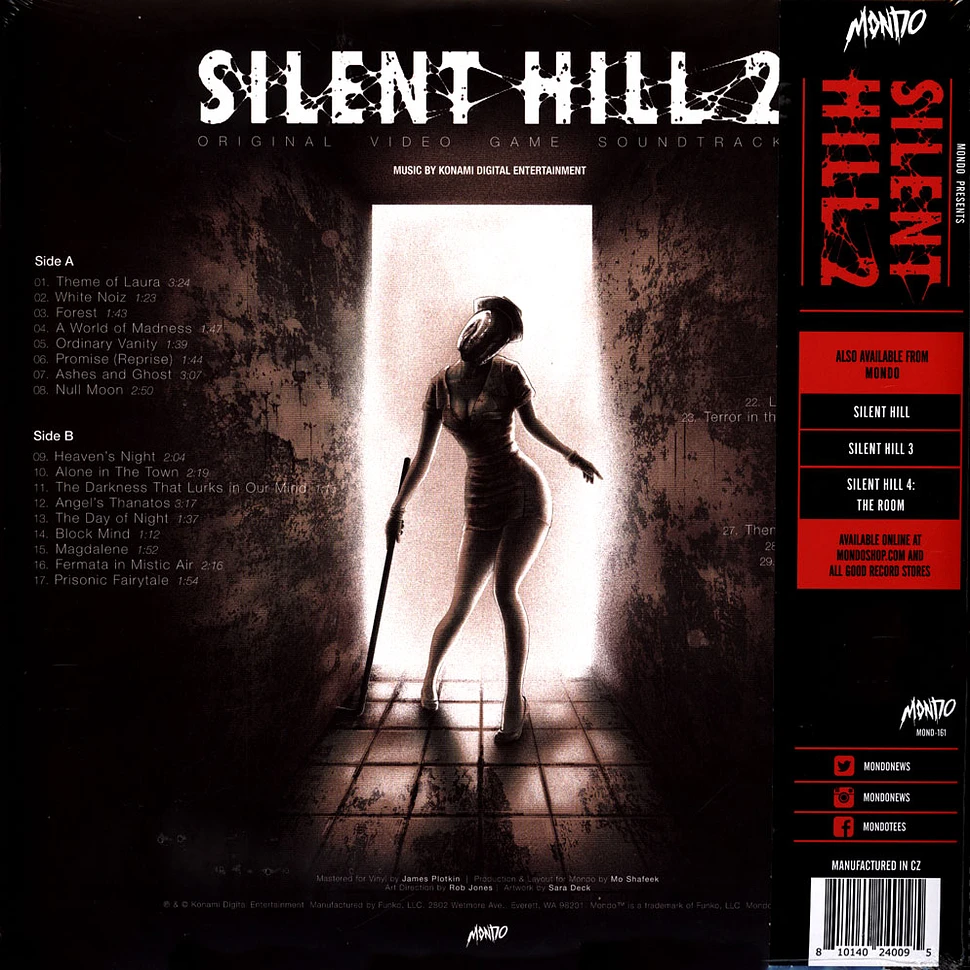 Konami Digital Entertainment - Silent Hill 2 Original Video Game Soundtrack Swirl & Splatter Vinyl Edition