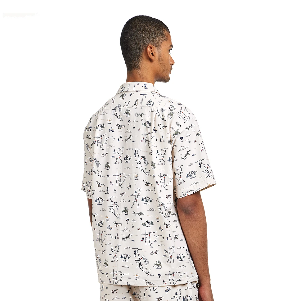 Pendleton - Open Collar Shirt Jacket SS Batik Floral
