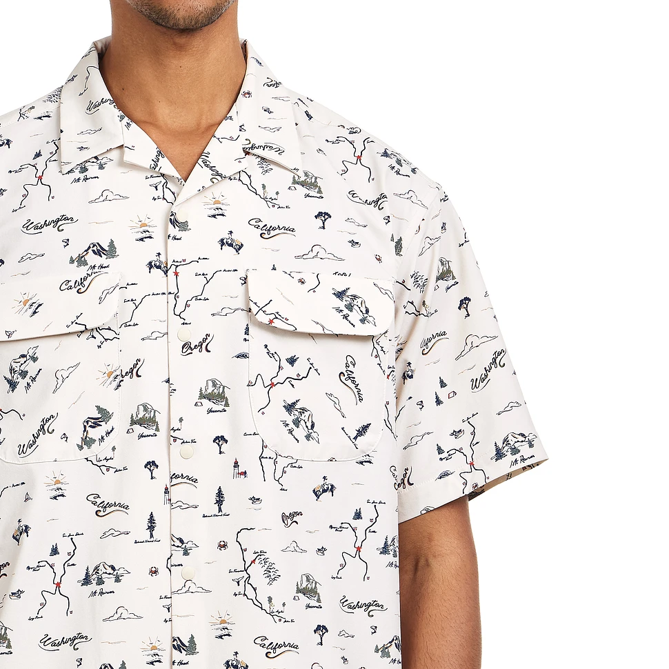 Pendleton - Open Collar Shirt Jacket SS Batik Floral