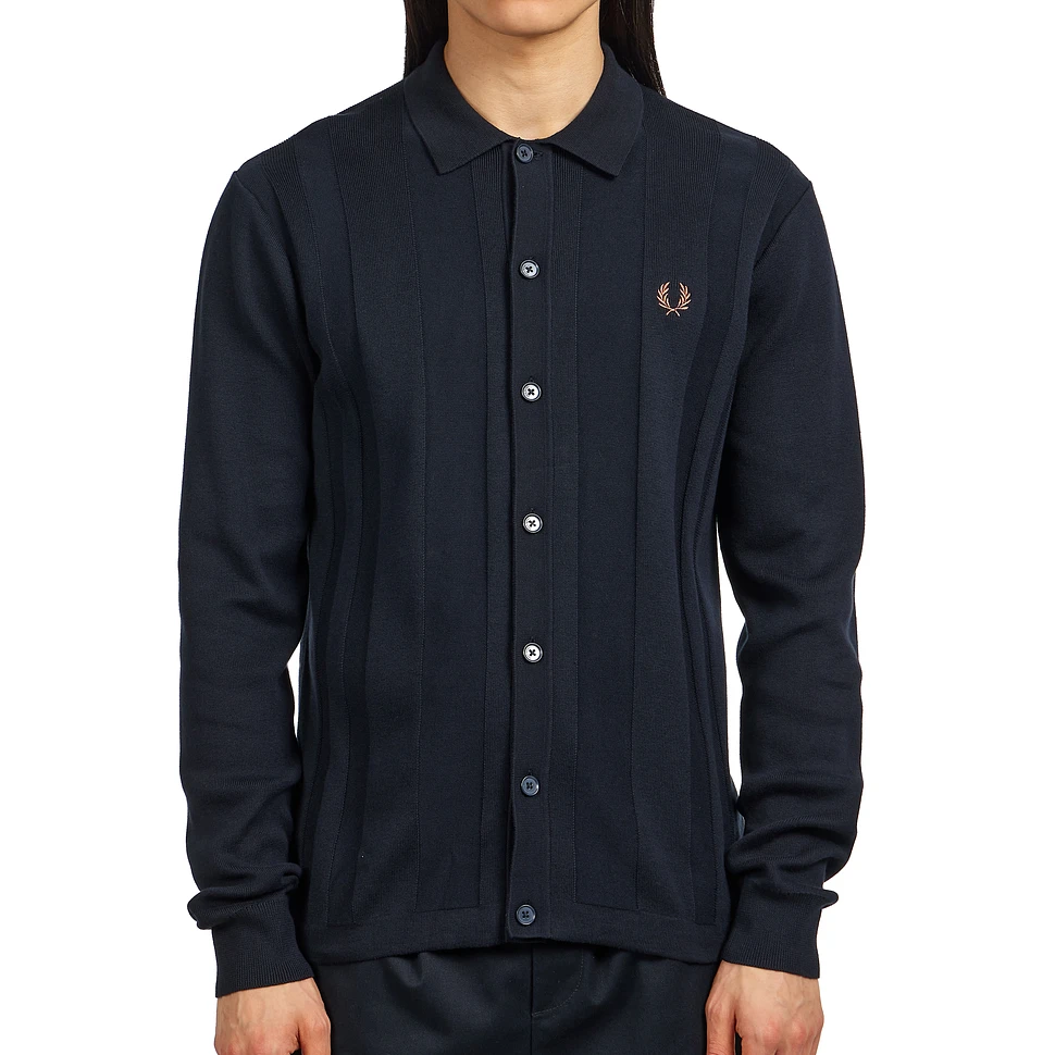 Fred Perry - Button Through Knitted Shirt