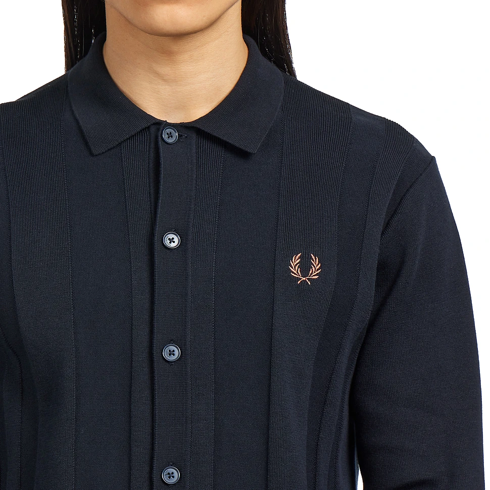 Fred Perry - Button Through Knitted Shirt