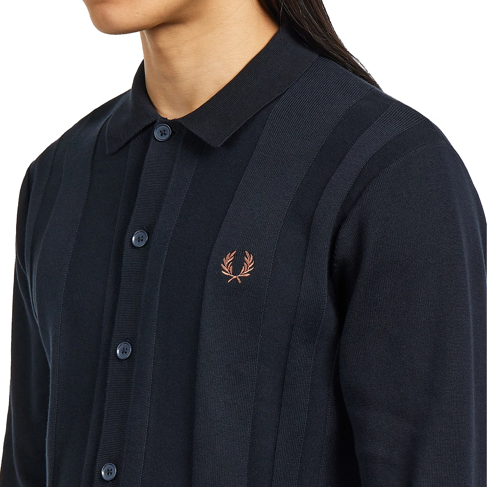 Fred Perry - Button Through Knitted Shirt