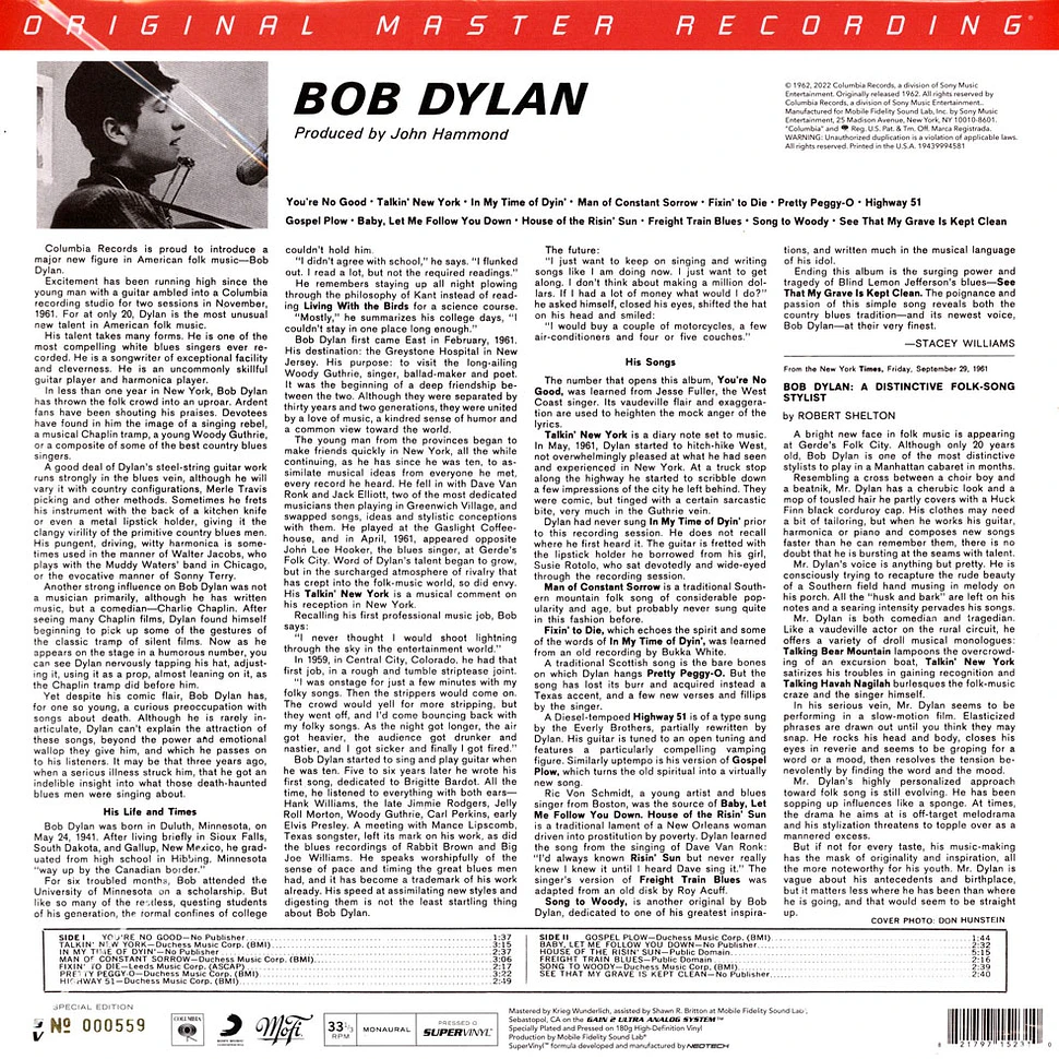 Bob Dylan - Bob Dylan