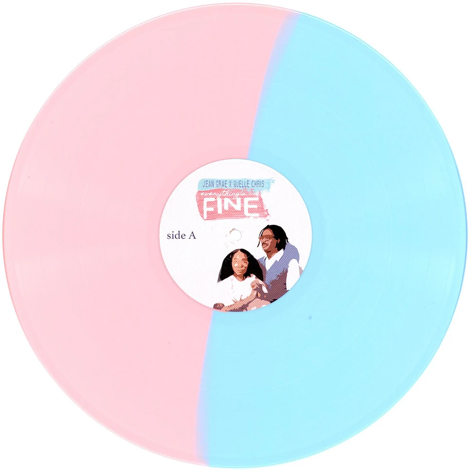 Quelle Chris & Jean Grae - Everything's Fine Baby Blue & Pink Vinyl Edition