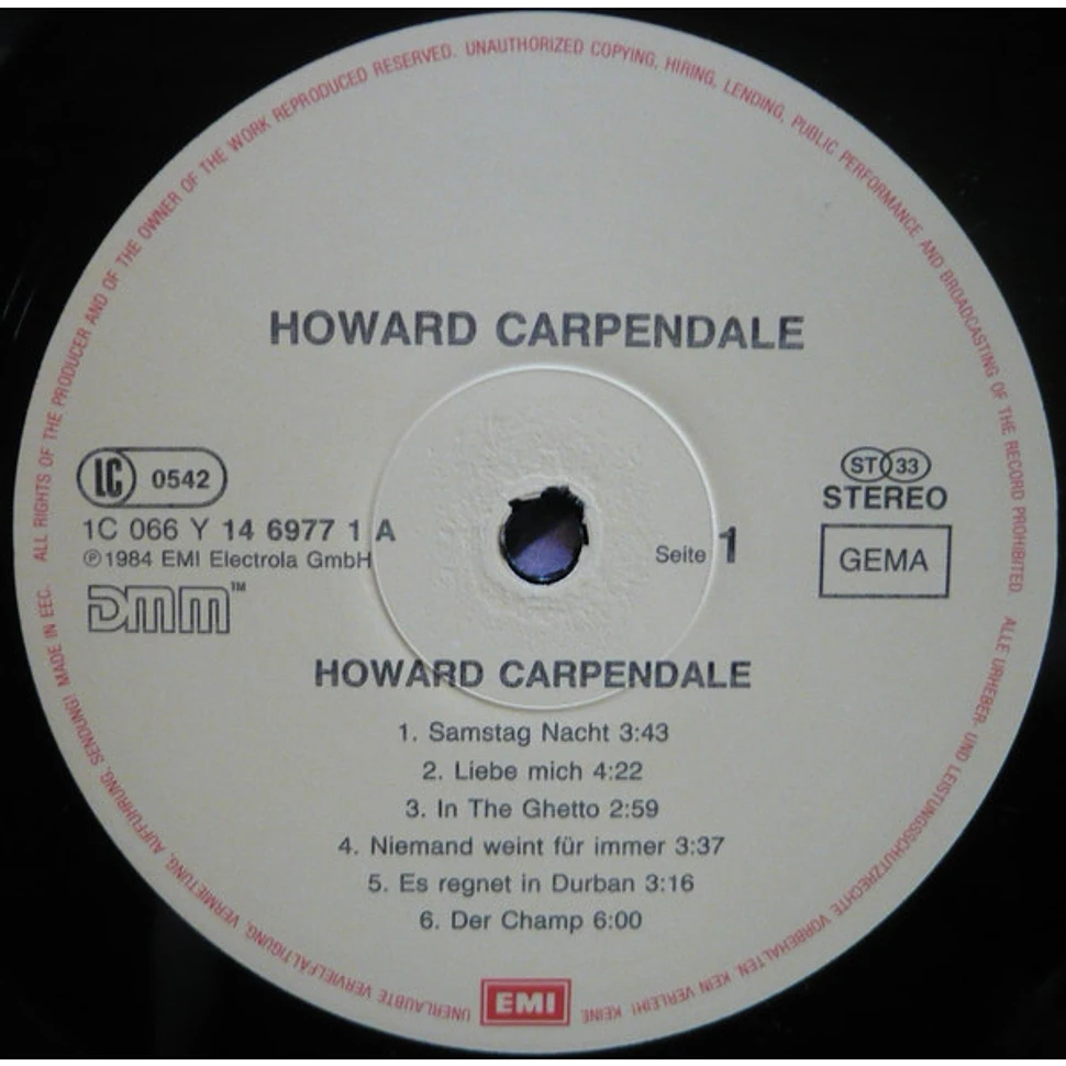 Howard Carpendale - Howard Carpendale