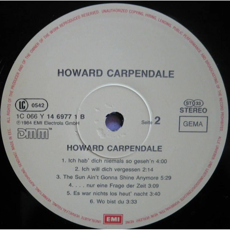 Howard Carpendale - Howard Carpendale