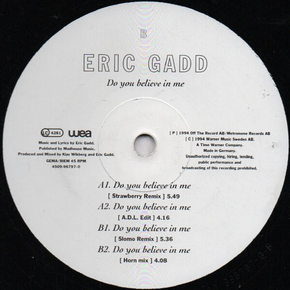 Eric Gadd - Do You Believe In Me