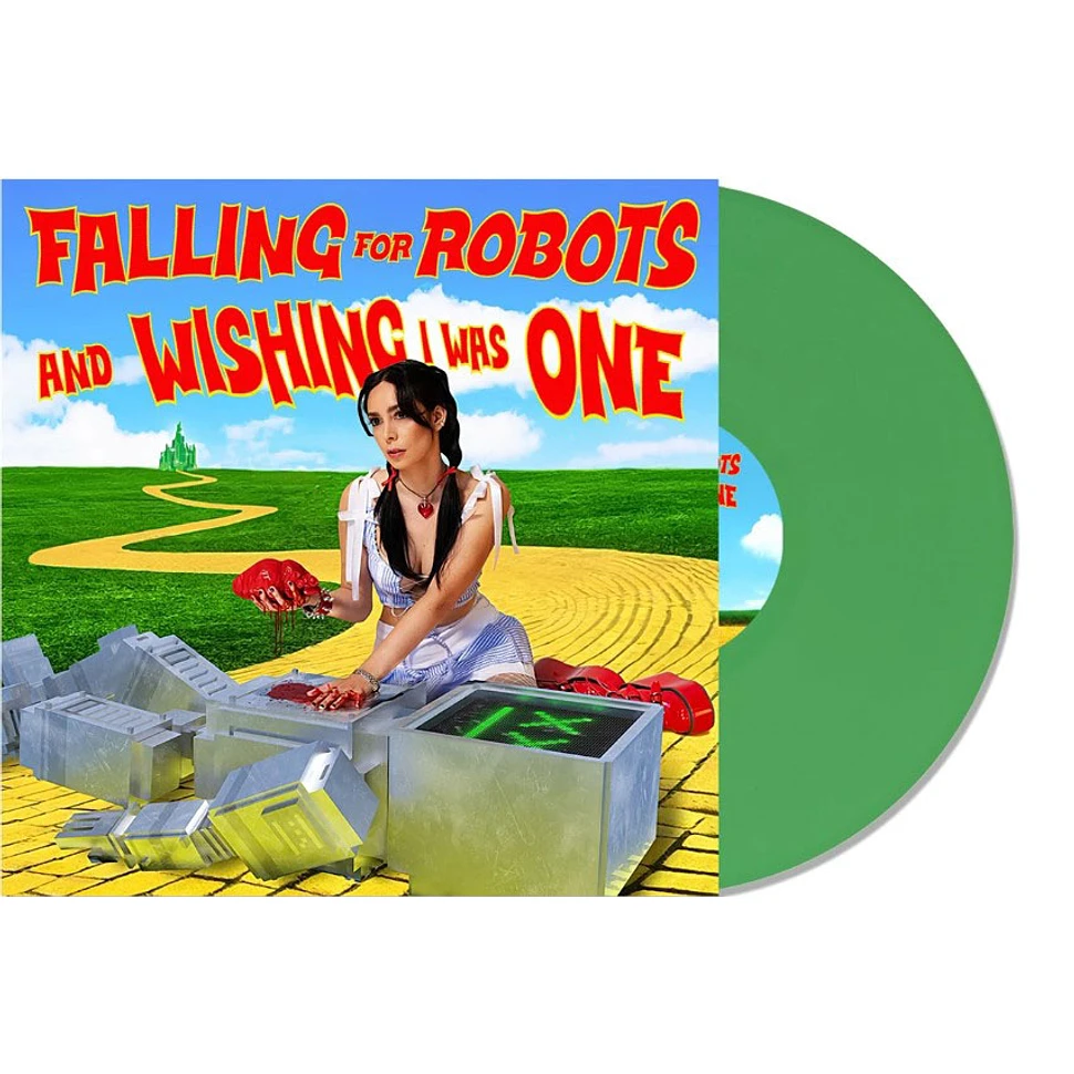 Lolo - Falling For Robots & Wishing I Was One Green Vinyl Edition