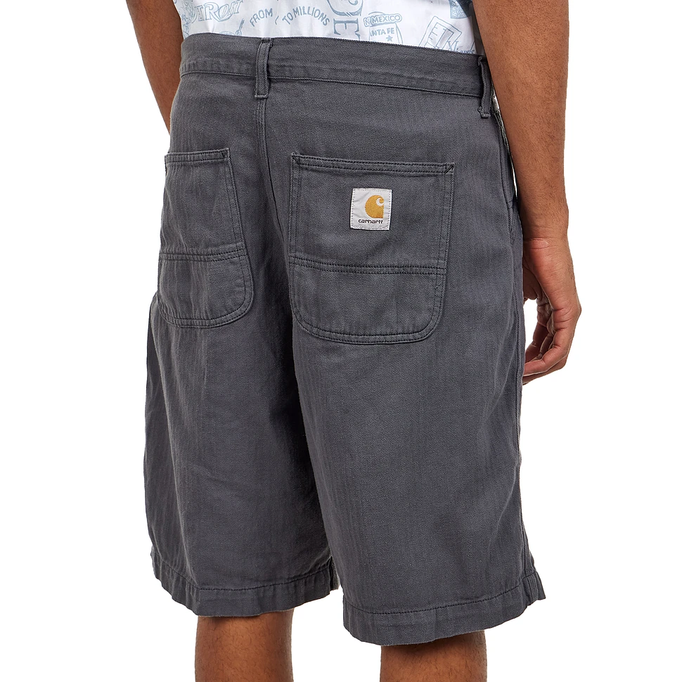 ハーフ・ショートパンツ CARHARTT WIP Cooper herringbone cotton and linen shorts Rosa 25p-carhartt-wip-