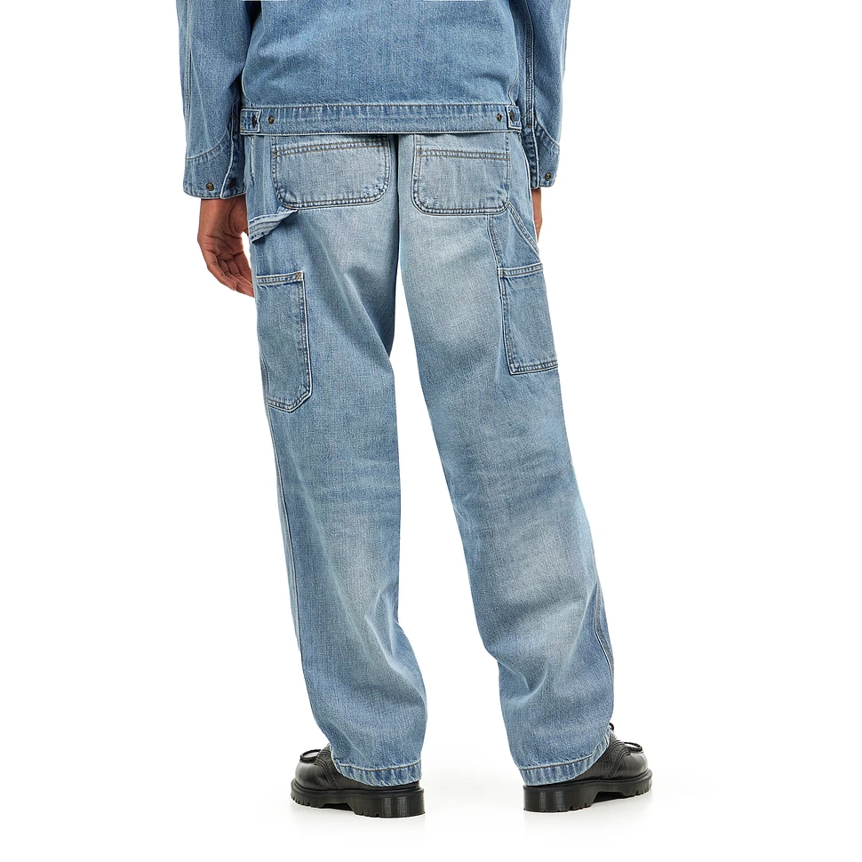 デニム・ジーパン CARHARTT OG SINGLE KNEE PANT CAMANO 5SA385 Carhartt WIP OG Single Knee Pant Camano Denim Blue Rinsed
