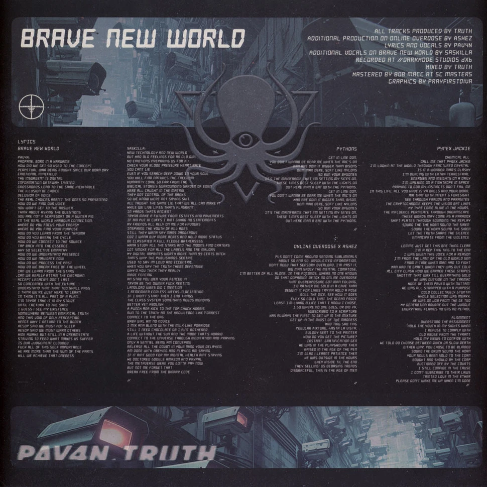 Truth & Pav4n - Brave New World Color In Color Vinyl Edition