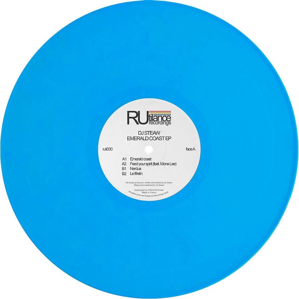 DJ Steaw - Emerald Coast Ep Blue Vinyl Edtion