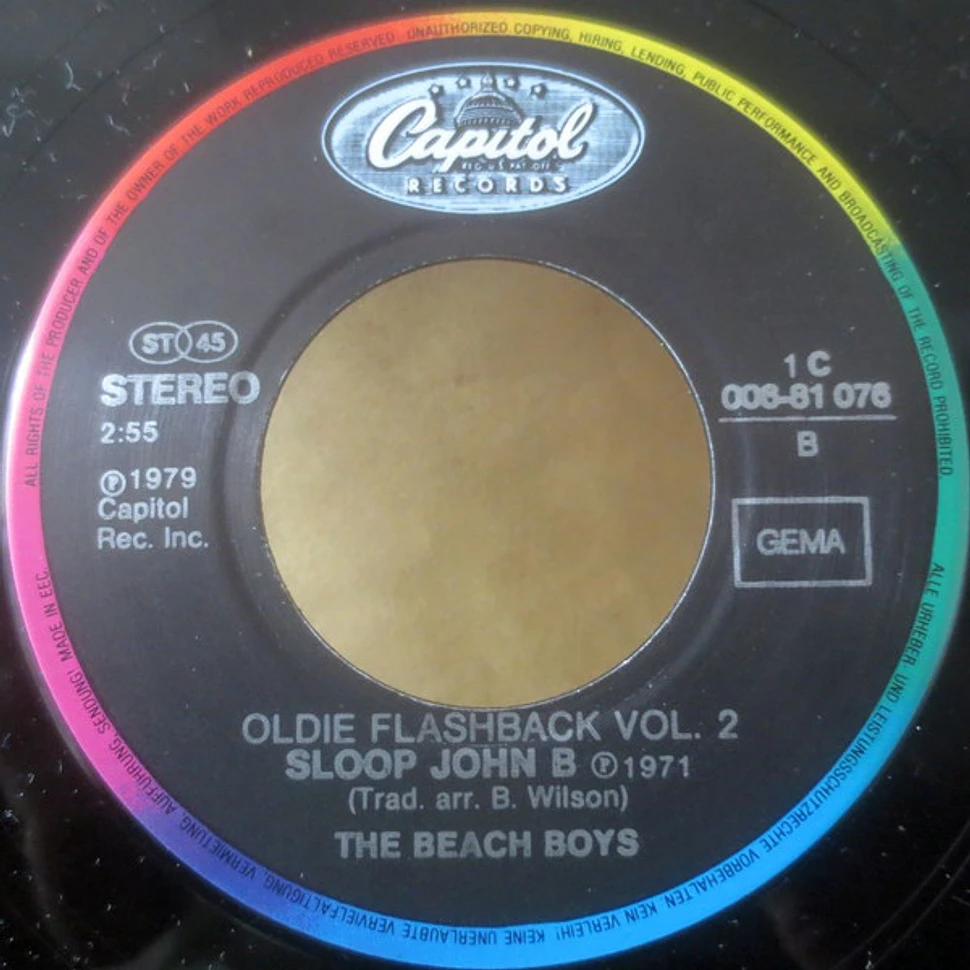 The Beach Boys - Barbara Ann / Sloop John B