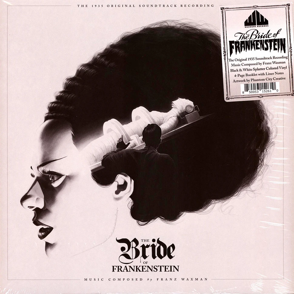 Franz Waxman - Bride Of Frankenstein Grey w/ Black & White Splatter Effect Vinyl Edition