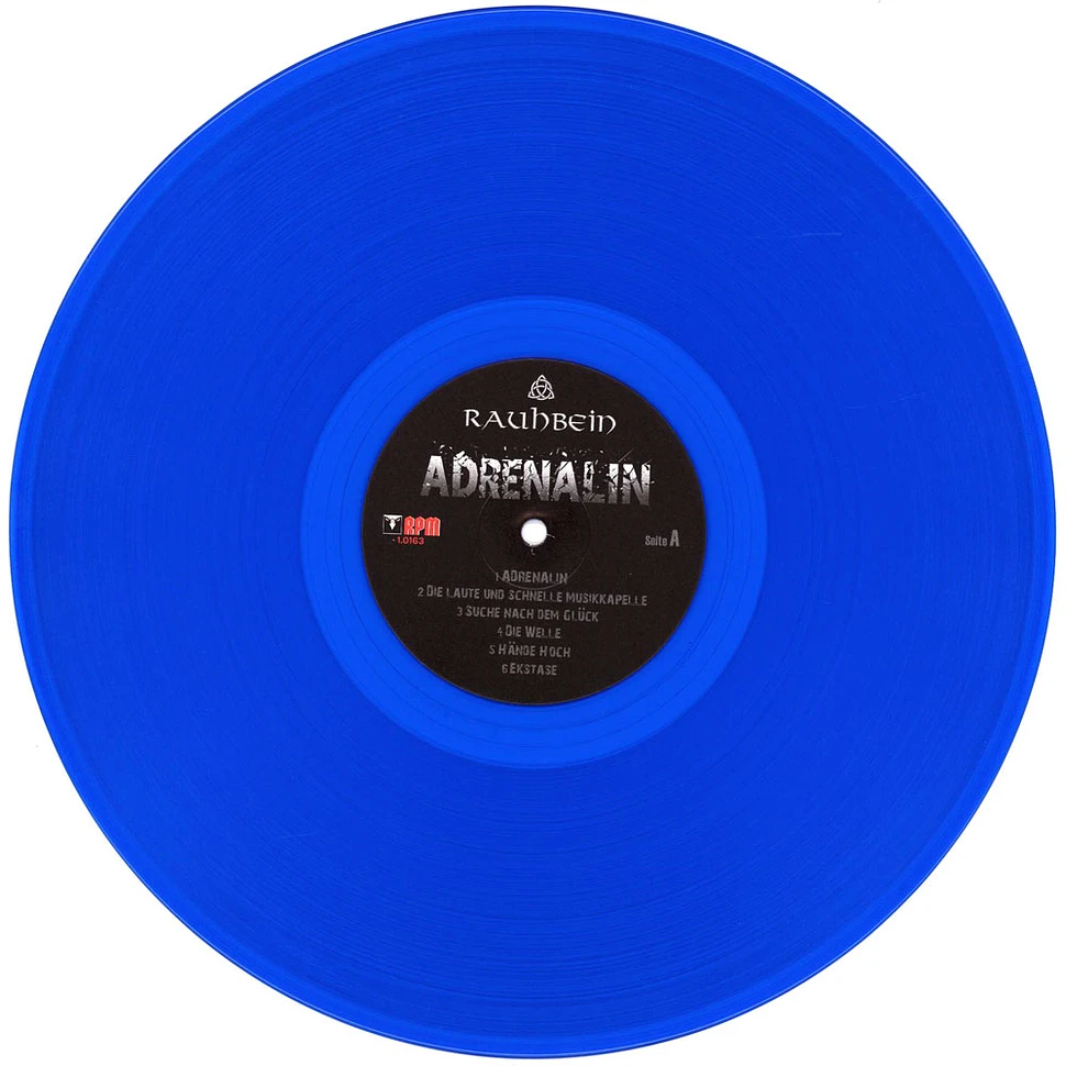 Rauhbein - Adrenalin"Adrenalin Blau" Vinyl Edition