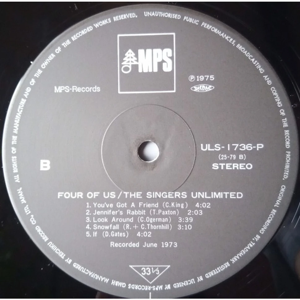 The Singers Unlimited - Four Of Us