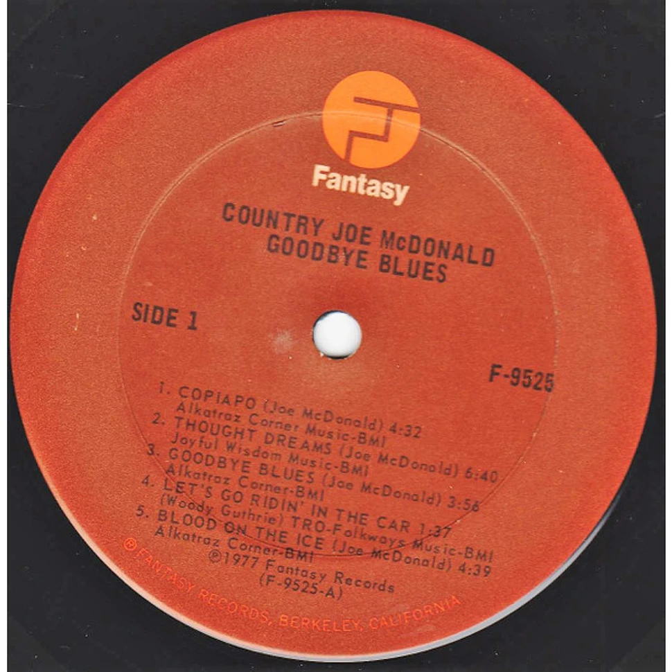 Country Joe McDonald - Goodbye Blues