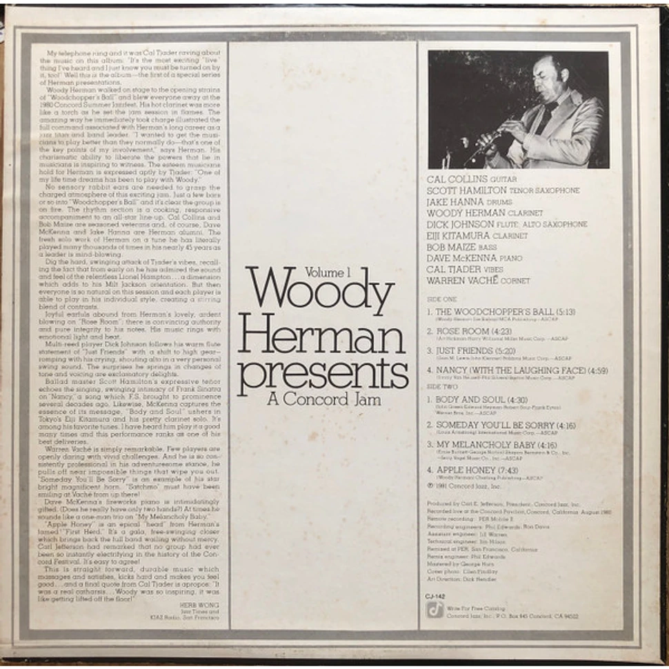 Woody Herman - Presents A Concord Jam Volume 1