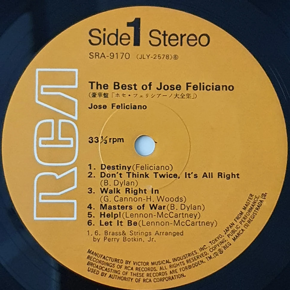 José Feliciano - The Best Of José Feliciano