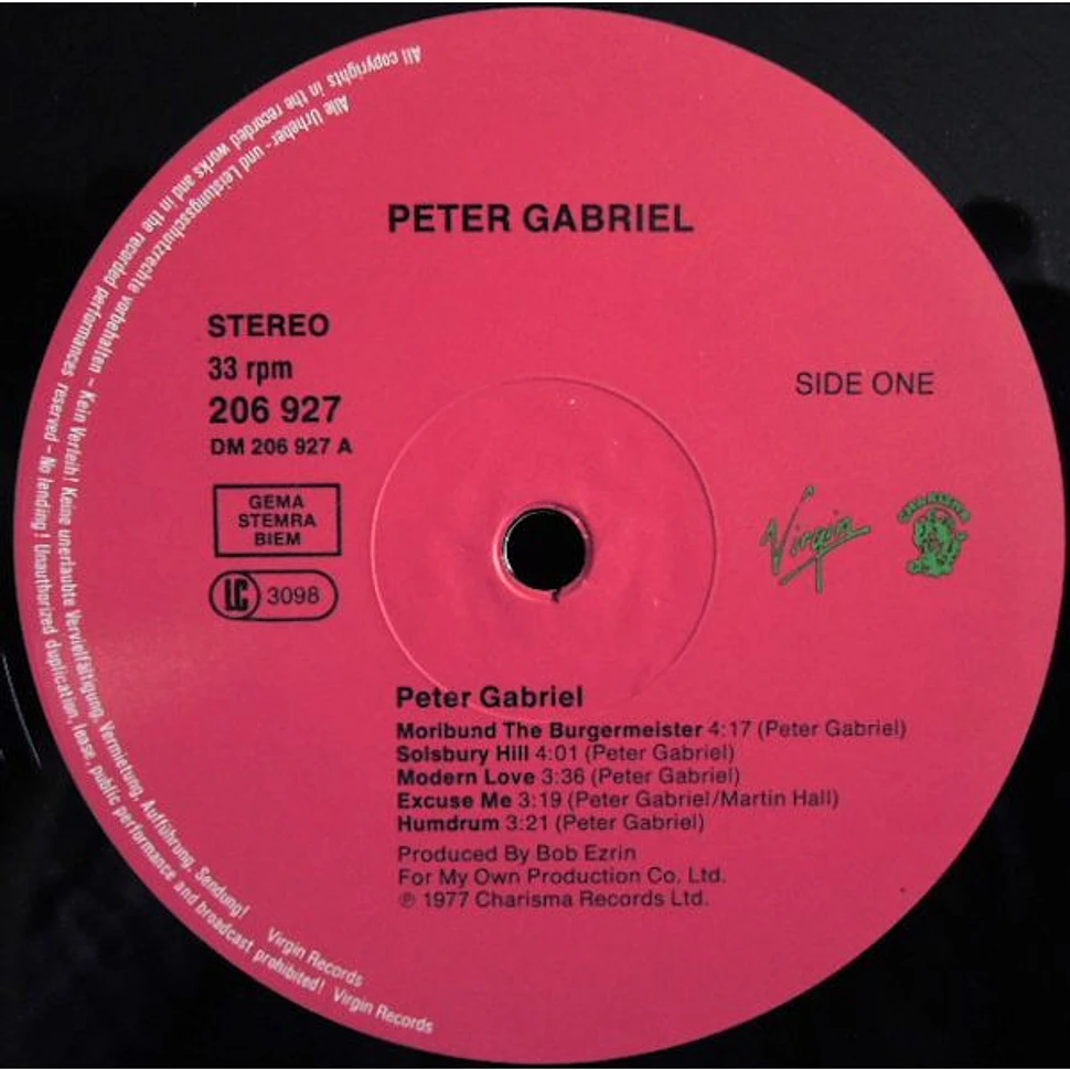 Peter Gabriel - Peter Gabriel