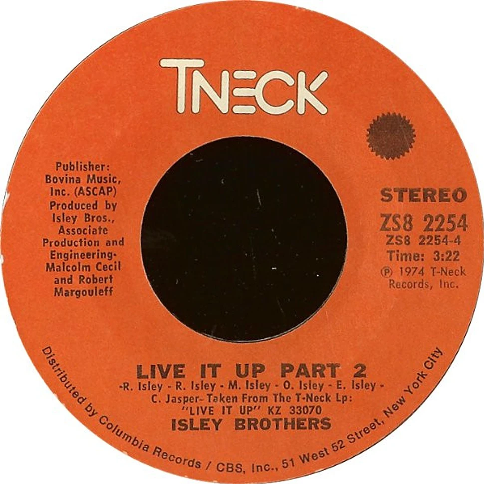 The Isley Brothers - Live It Up