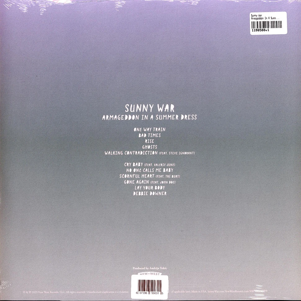 Sunny War - Armageddon In A Summer Dress Indie Exclusive Clear Pink Vinyl Edition