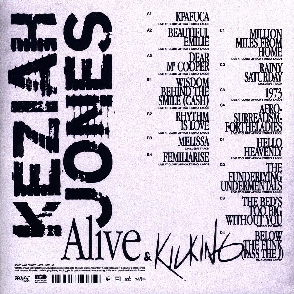 Keziah Jones - Alive & Kicking - Live Clear Vinyl edition