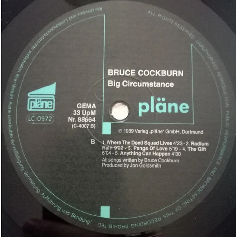 Bruce Cockburn - Big Circumstance