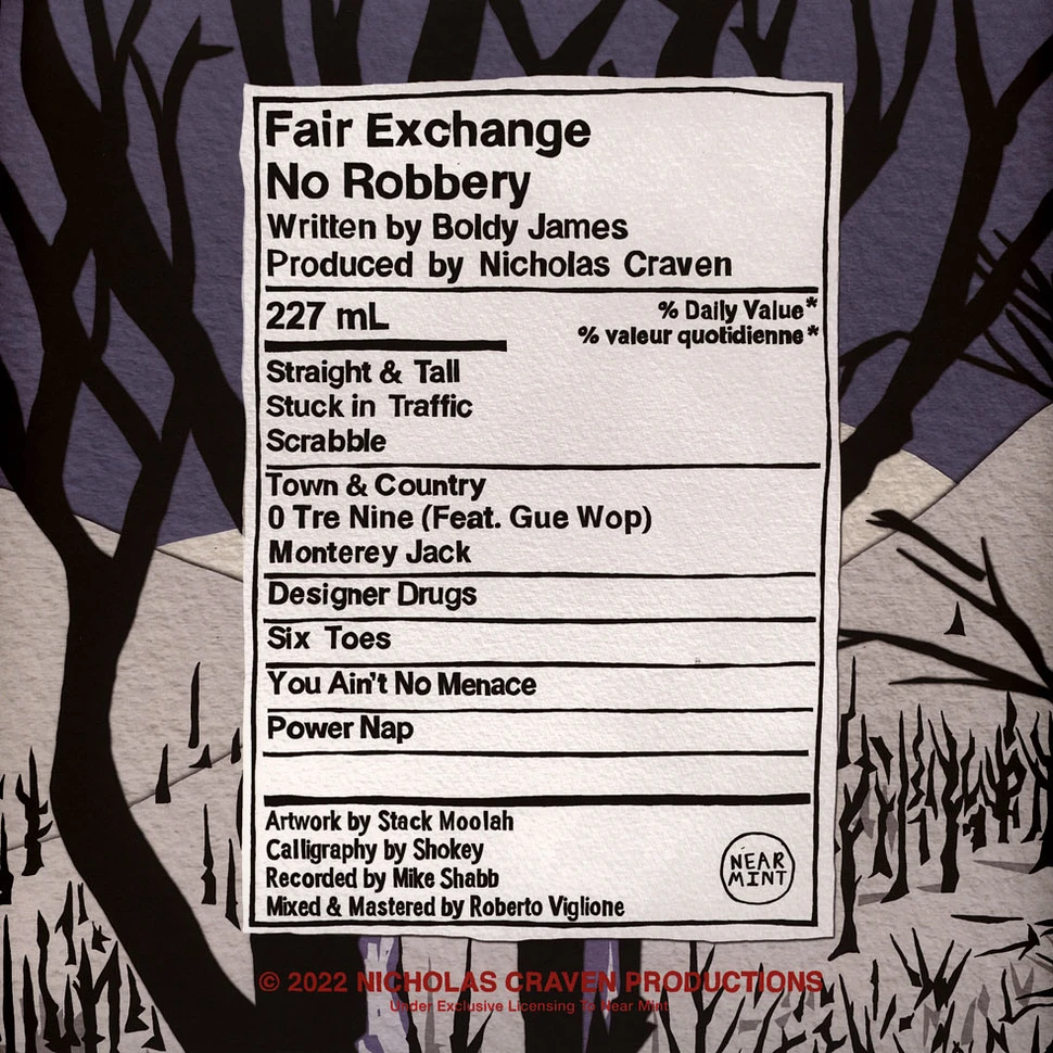 Boldy James - Fair Exchange No Robbery Blue Steel Vinyl Edition