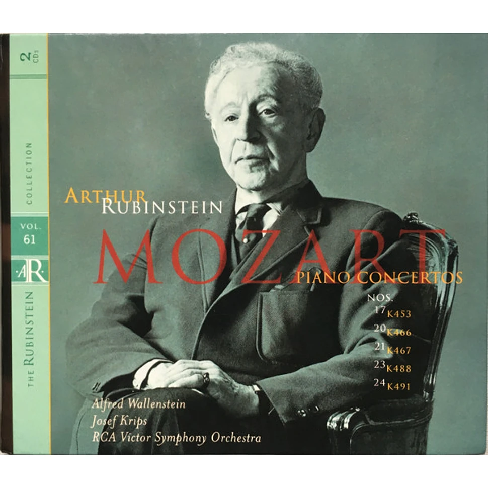 Wolfgang Amadeus Mozart, Arthur Rubinstein - Piano Concertos Nos. 17 (K453), 20 (K466), 21 (K467), 23 (K488), 24 (K491)