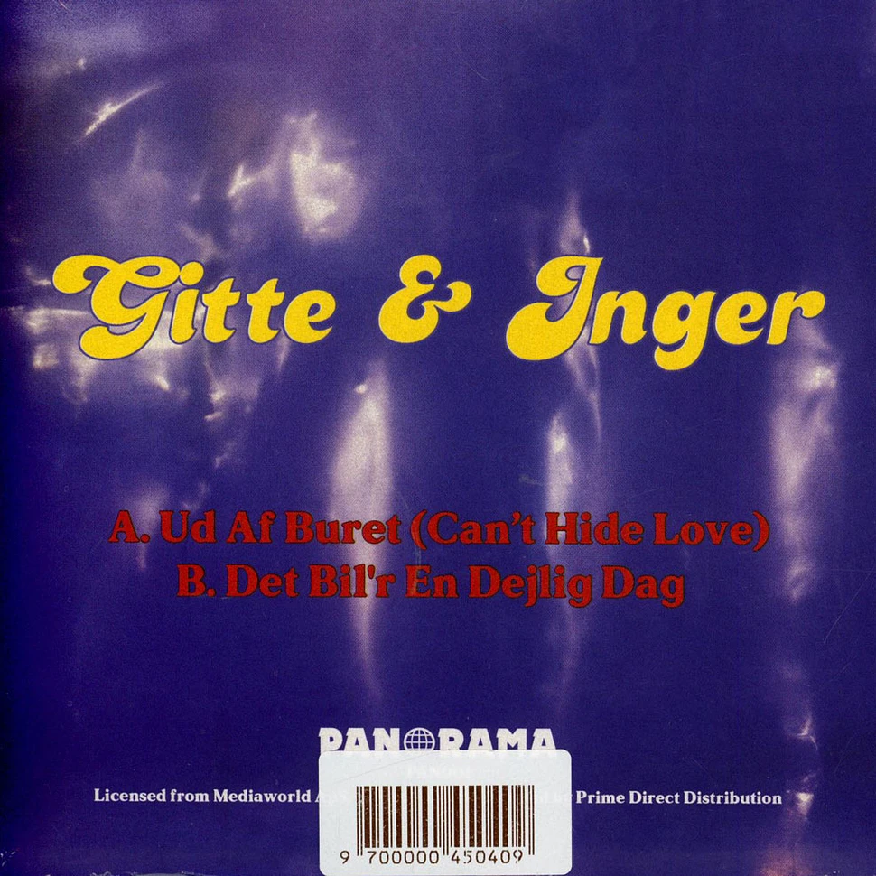 Gitte & Inger - Ud Af Buret Can't Hide Love