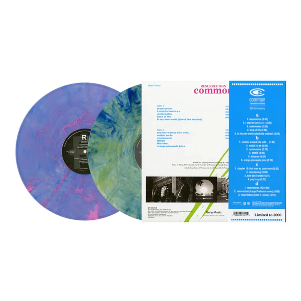 Common - Resurrection 30th Anniversary Muli-Colored Swirl Vinyl Edition