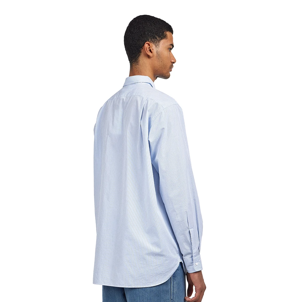 nanamica - Regular Collar Stripe Wind Shirt