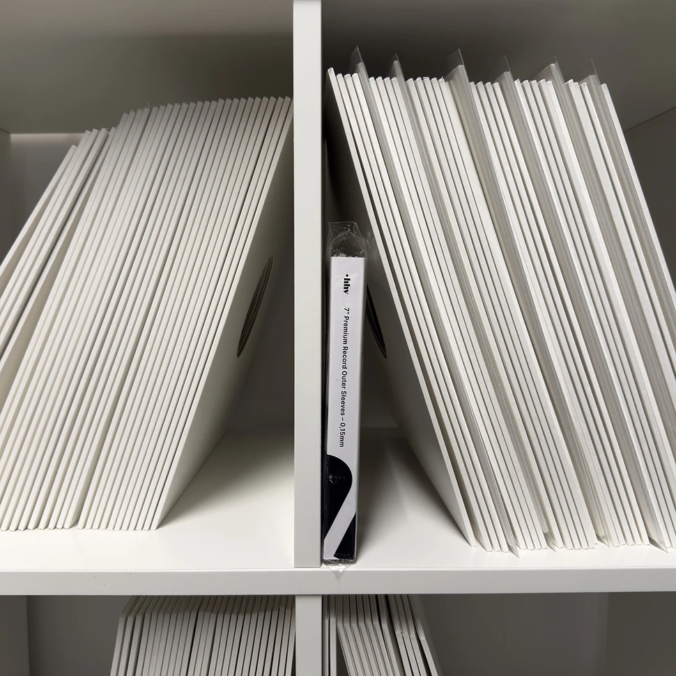 50x 7“ Premium Record Outer Sleeves - Außenhüllen (0,15mm / Made in Germany / CPP-Folie)
