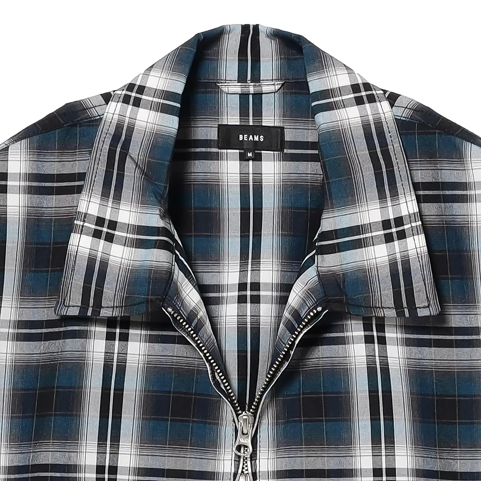 Beams - BSL. Short Plaid Blouson