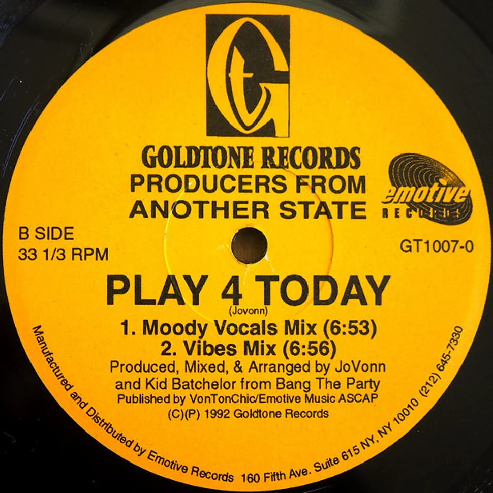 Producers From Another State - Play 4 Today