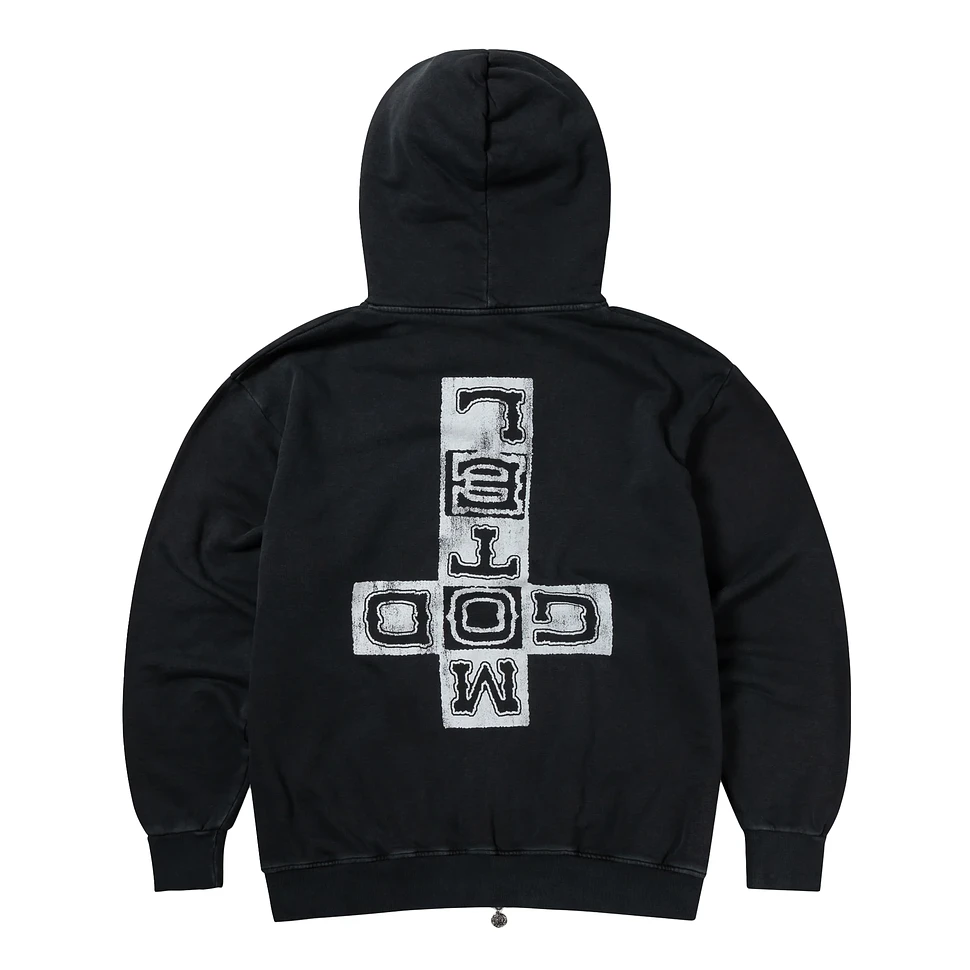 Aries - Faded God Town Zip Through Hoodie
