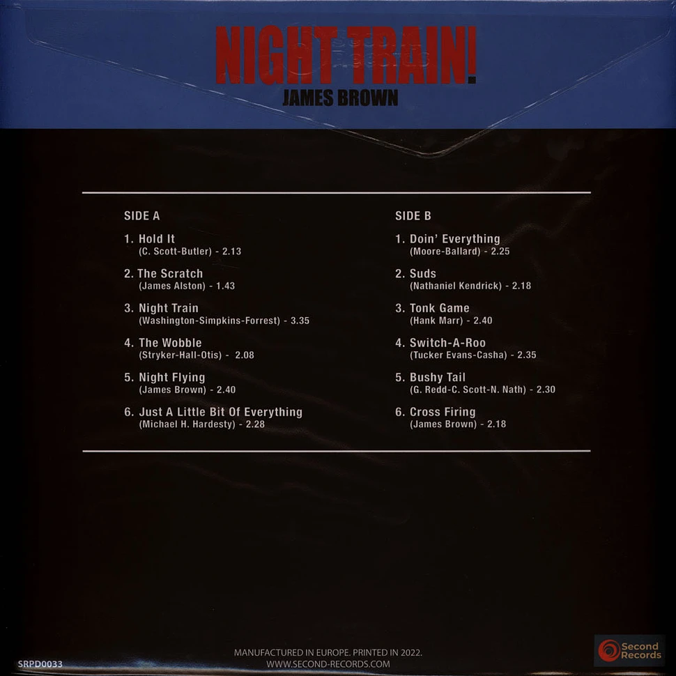 James Brown - Night Train! Mighty Instrumentals Red Vinyl Edition