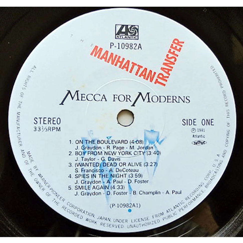 The Manhattan Transfer - Mecca For Moderns