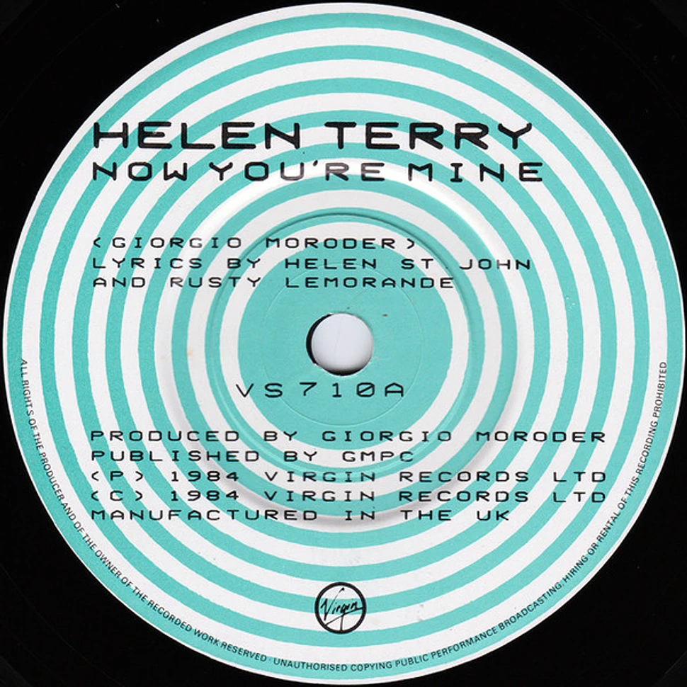 Helen Terry - Now You're Mine