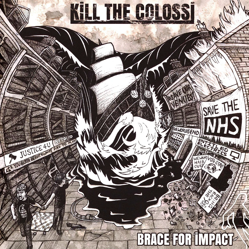 Kill The Colossi - Braces For Impact Red-Black-Grey Hazed Vinyl Edition