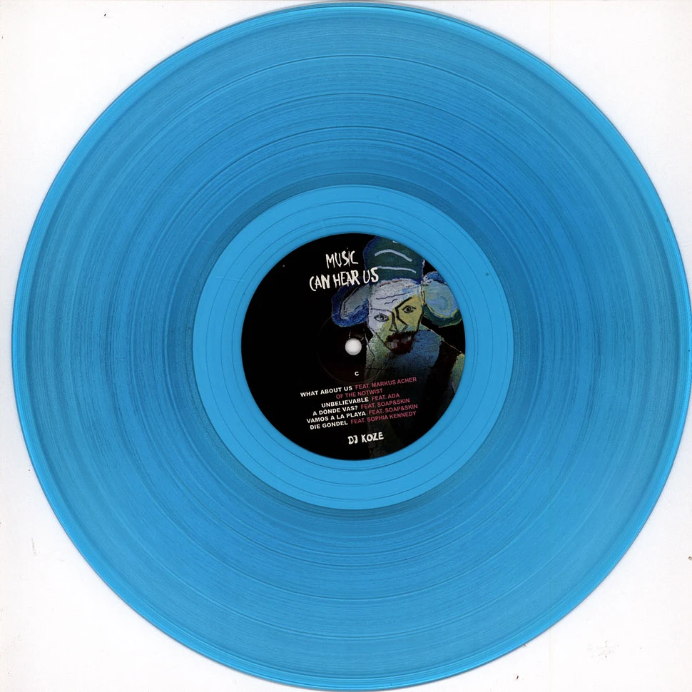 DJ Koze - Music Can Hear Us HHV Exclusive Transparent Curaçao Vinyl Edition