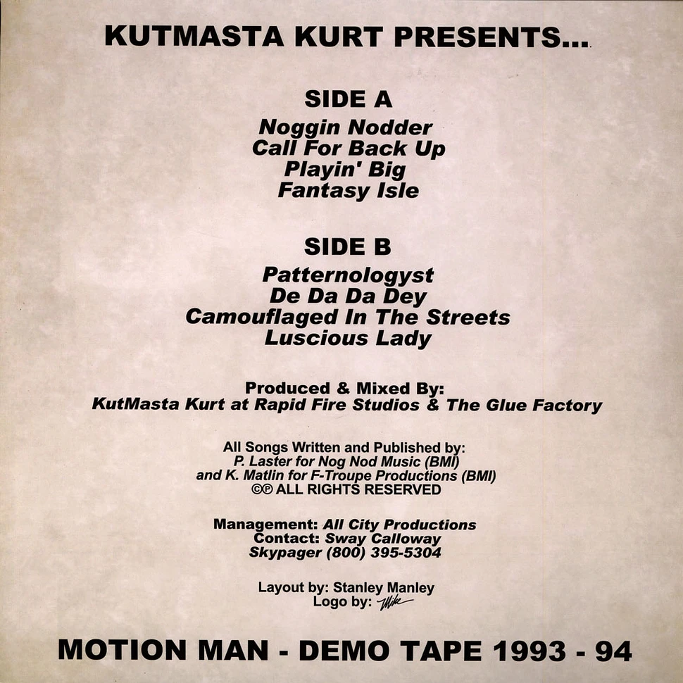 Noggin Nodders (Kutmasta Kurt & Motion Man) - Demo 93-94 Autographed Edition