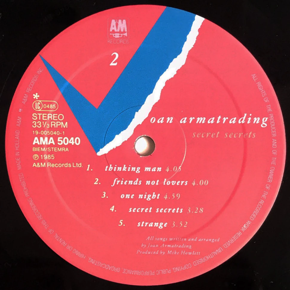 Joan Armatrading - Secret Secrets