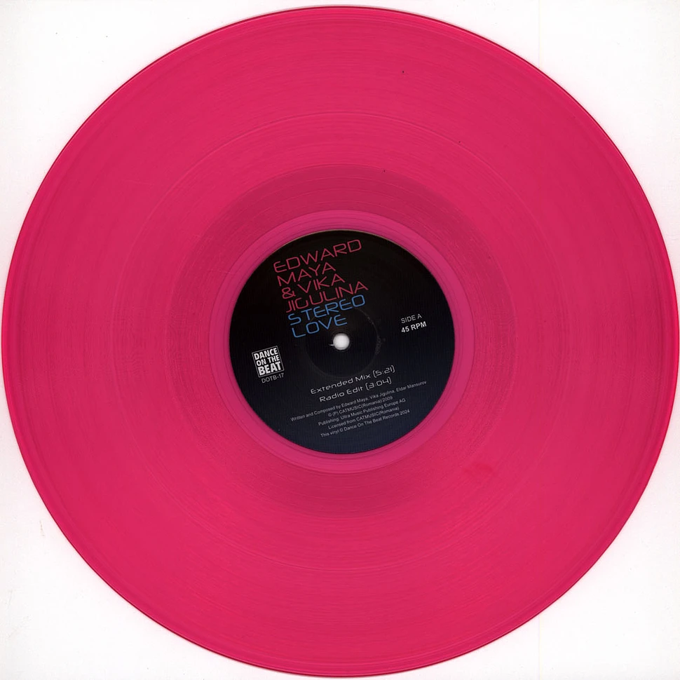 希少　edward maya レコード Edward Maya & Vika Jigulina - Stereo Love Pink Vinyl Edition