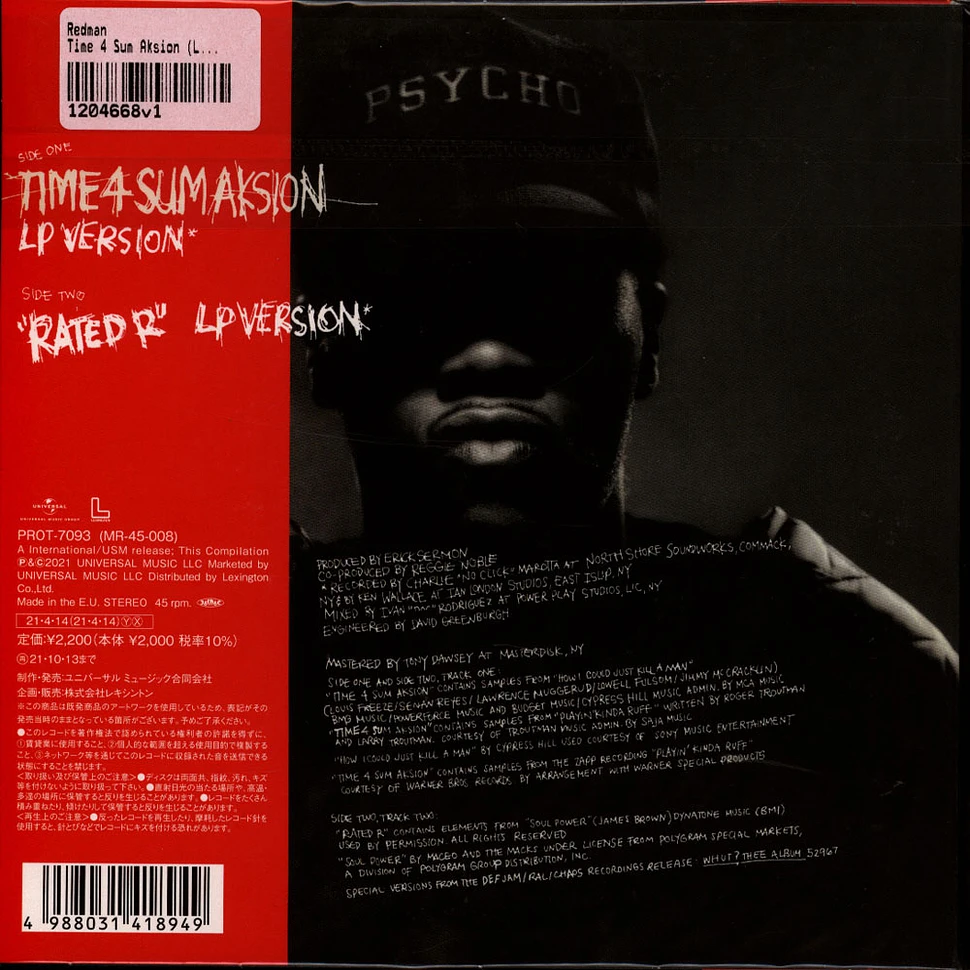 Redman - Time 4 Sum Aksion (LP Version) / Rated R