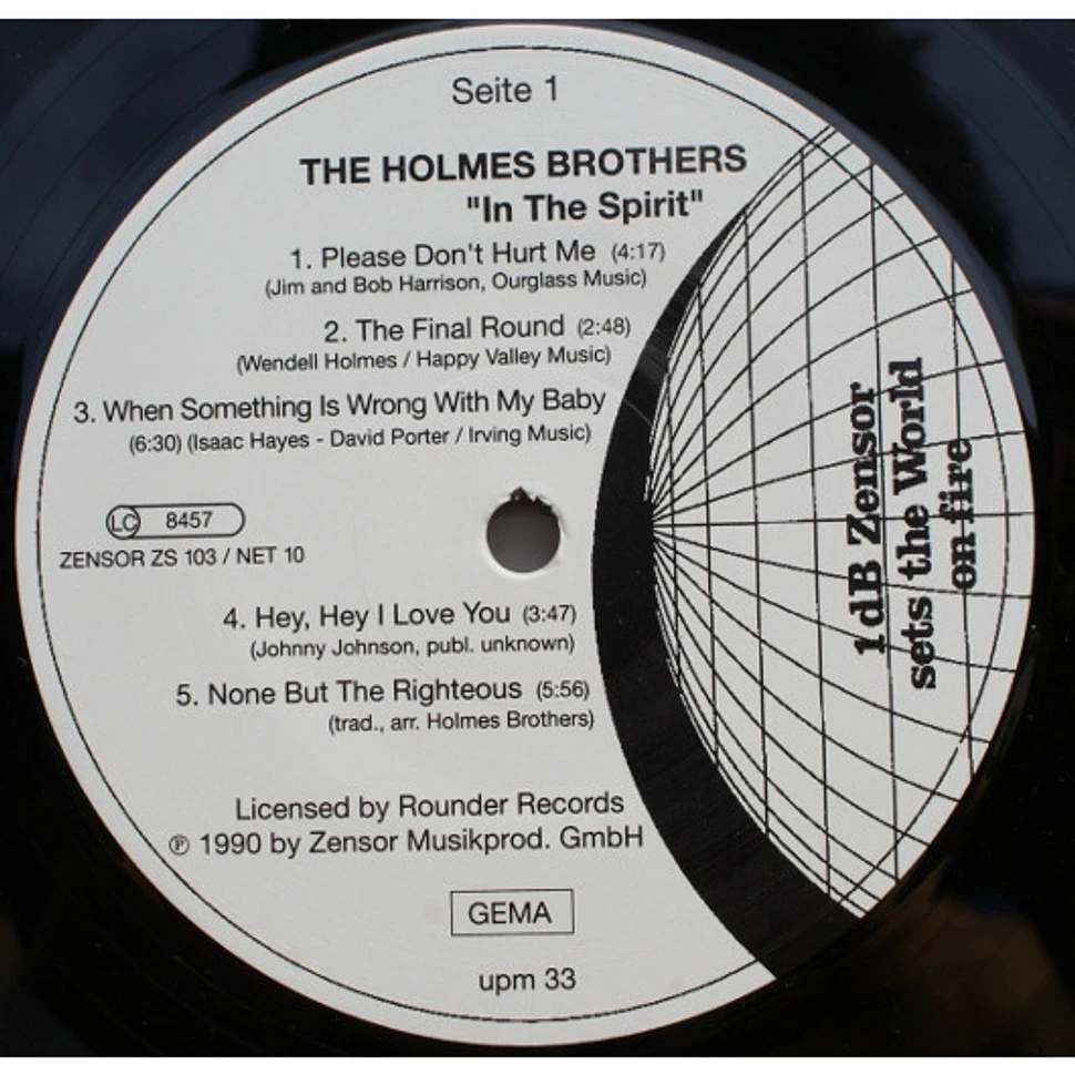 The Holmes Brothers - In The Spirit