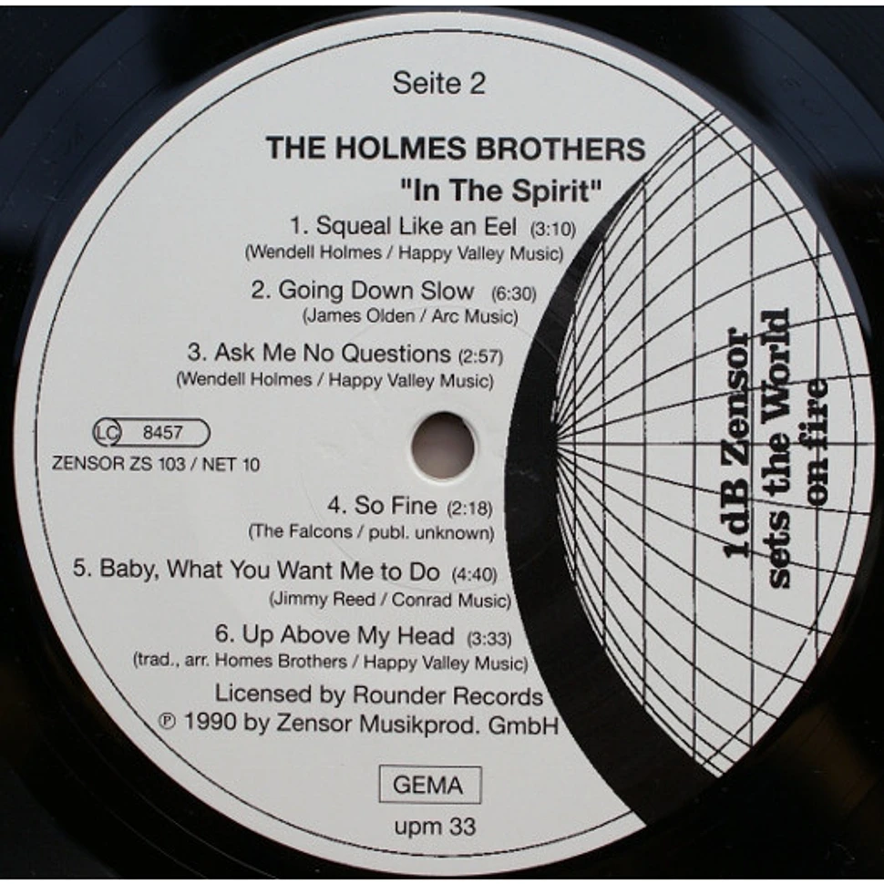 The Holmes Brothers - In The Spirit