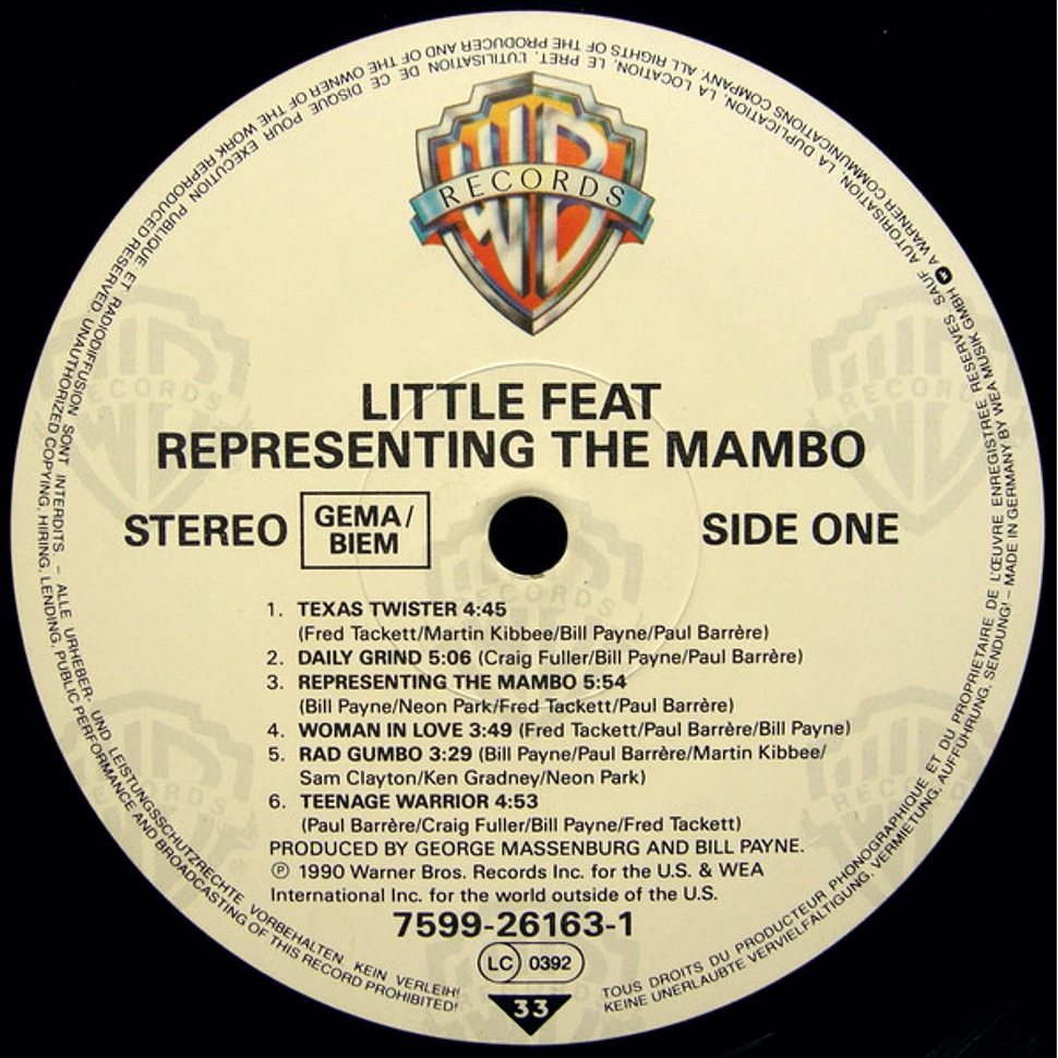 Little Feat - Representing The Mambo